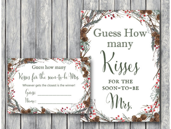 th58-how-many-kisses-mrs-sign-pinecone-berries-wedding-shower