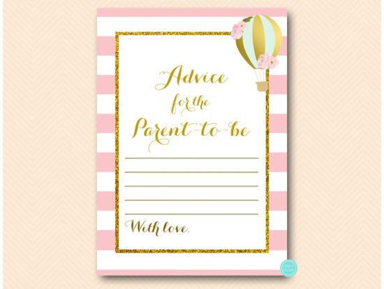 tlc576-advice-for-parents-pink-gold-hotair-balloon-baby-shower-game