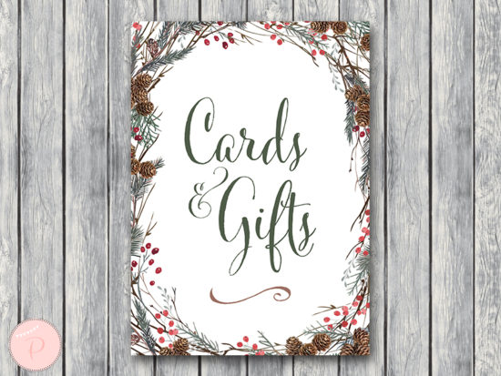 pinecone-and-berries-wedding-shower-card-gifts-sign
