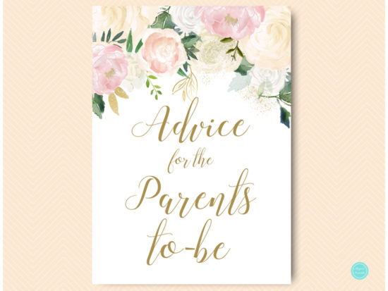 tlc530p-advice-parents-card-pink-blush-baby-shower-sign