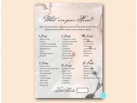 bs623-whats-in-your-purse-marble-bridal-shower-games