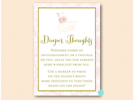 tlc627-diaper-thoughts-pink-gold-swan-baby-shower-game