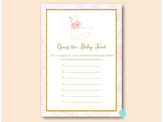 tlc627-guess-baby-food-card-pink-gold-swan-baby-shower-game