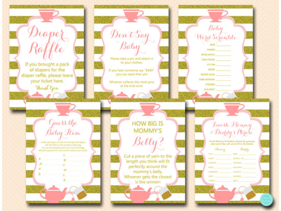tlc629-tea-party-baby-shower-games-pink-and-gold