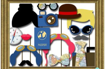 adventure-awaits-globe-map-photobooth-props-travel-wedding5