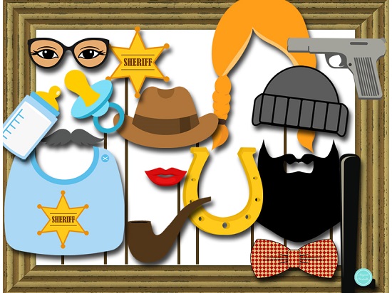 Cowboy or Cowgirl Photobooth Props Printable – Printabell • Express