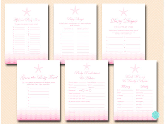 pink-beach-under-the-sea-baby-shower-game-package