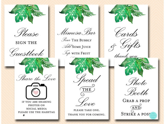 tropical-jungle-party-decoration-table-signs