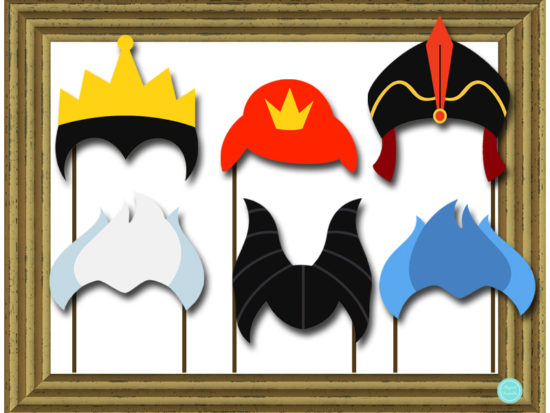 Fairytale Villans Photobooth Props Printabell Express
