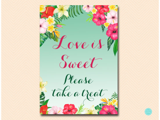 sn650-sign-love-is-sweet-tropical-luau-bridal-wedding-table-signs