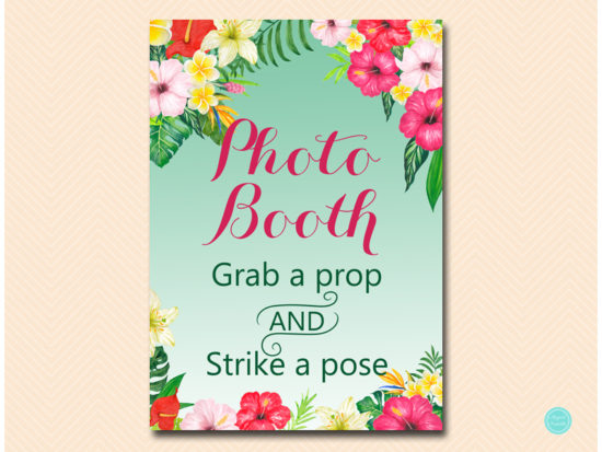 sn650-sign-photobooth-tropical-luau-bridal-wedding-table-signs