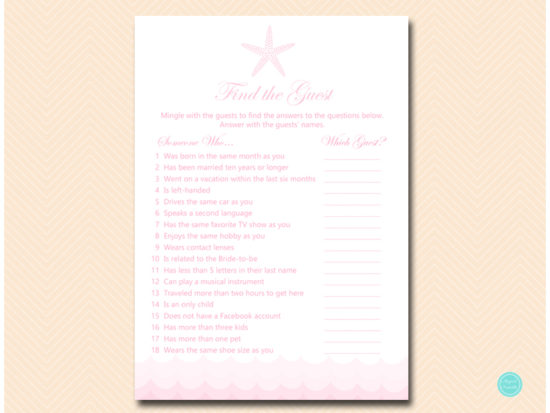 find-the-guest-pink-beach-bridal-shower