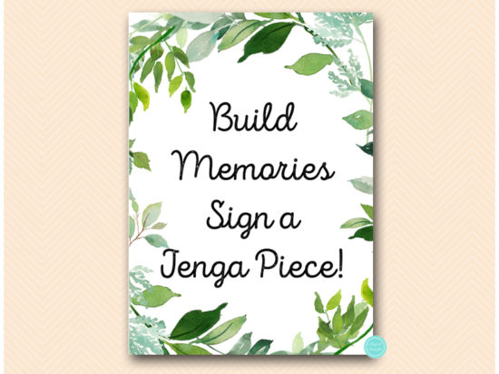 sn670-build-memories-sign-jenga-greenery-botanical-wedding-shower