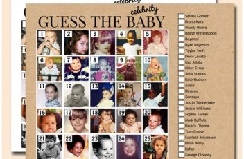 Rustic Guess the celebrity baby photos,