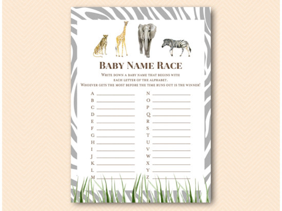 tlc674-baby-name-race-african-wild-baby-shower-game