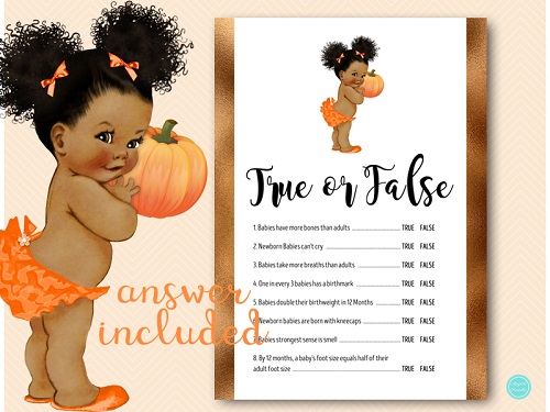 tlc678d-true-or-false-trivia-pumpkin-baby-shower-dark-skin-american-african