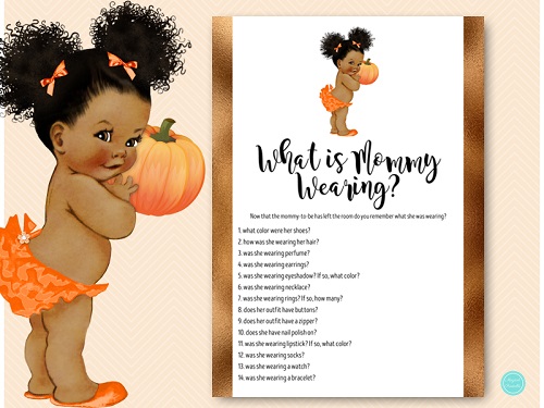tlc678d-what-is-mommy-wearing-pumpkin-baby-shower-dark-skin-american-african