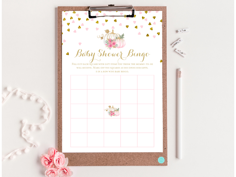tlc680-bingo-baby-shower-mommy-pink-and-gold-pumpkin-fall