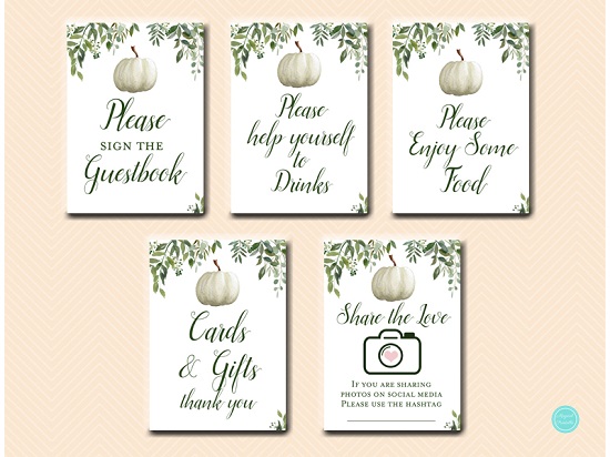 little-pumpkin-baby-shower-table-signs-download