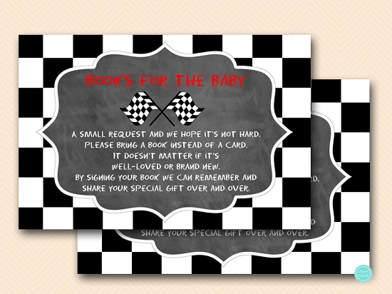 chalkboard-racing-car-baby-shower-books-for-baby-red