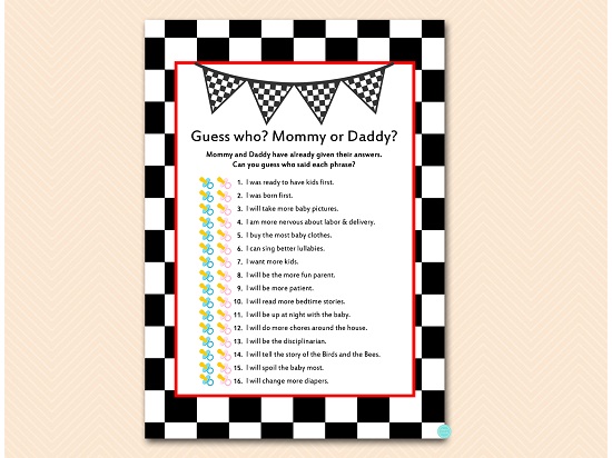 tlc113-guess-who-mommy-or-daddy-checkered-racing-car-baby-shower-game