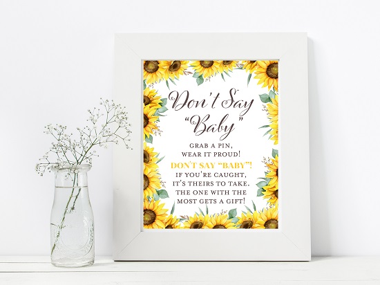dont-say-baby-sunflower-theme-baby-shower