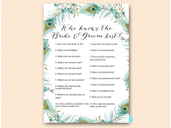who-knows-groom-bride-peacock-couples-shower-games