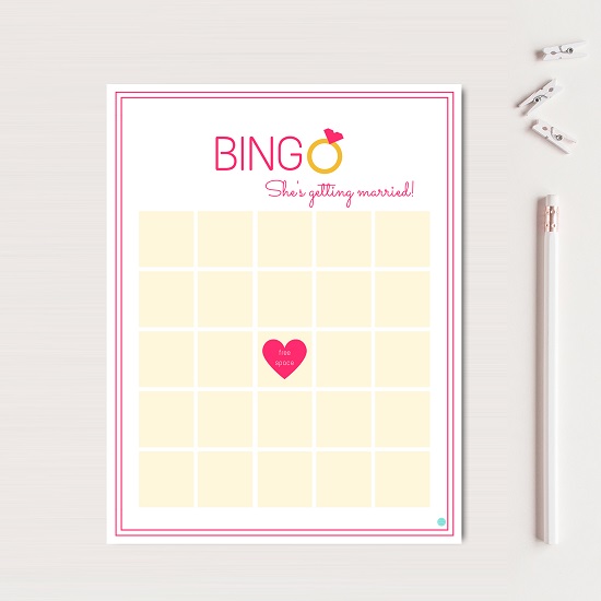 50 Bingo Bridal Shower Games Download – Printabell • Express