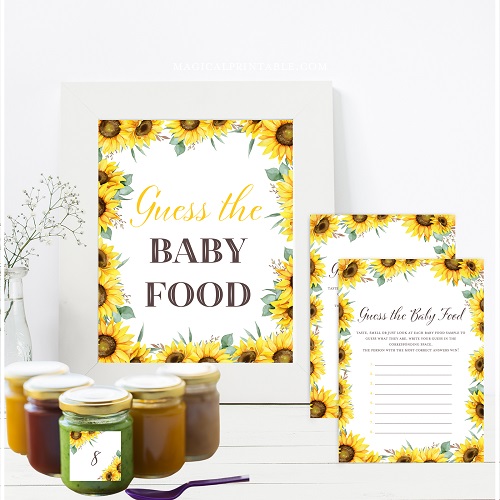sunflower-guess-the-baby-food-game
