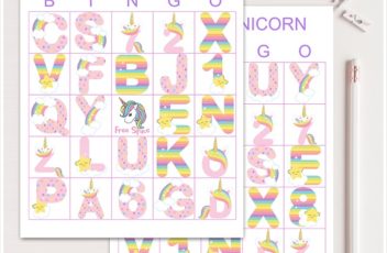 unicorn-bingo-cards