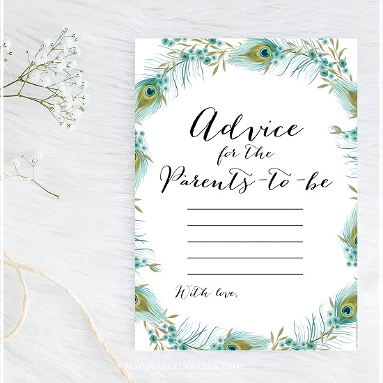 TLC462-advice-parents-card-peacock-baby-shower