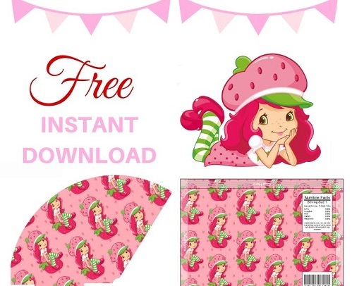 FREE Strawberry on Shortcake Party Printable – Printabell • Express