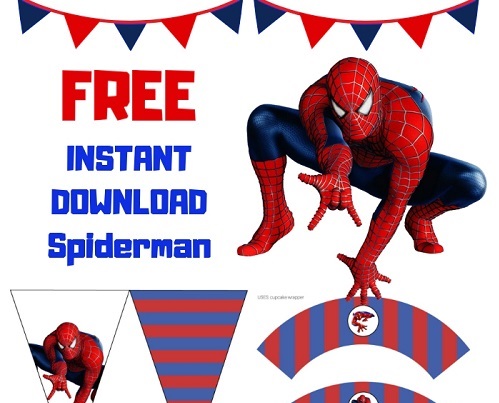 Free Spiderman Party Package Printable – Printabell • Express