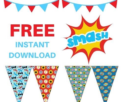 Free Superhero Party Printable – Printabell • Express