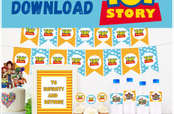 free toy story birthday party printables