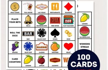 Casino Bingo Cards