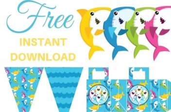 Free Baby Shark Party Printable