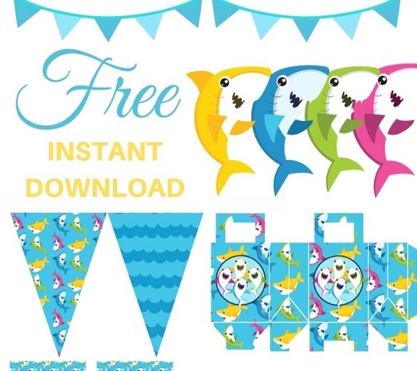 Free Baby Shark Party Printable