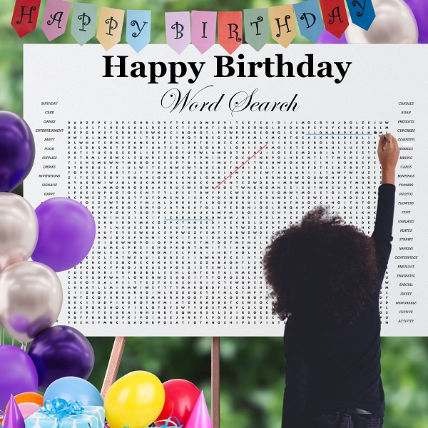 Giant Birthday Word Search